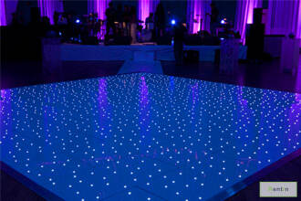 White wedding dance floor 3x3m
