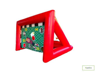 Inflatable football goals for rent