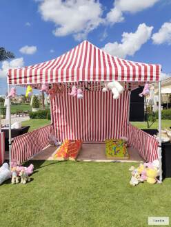 Carnival Tent 3x3 Rental in Dubai | Classic & Stylish
