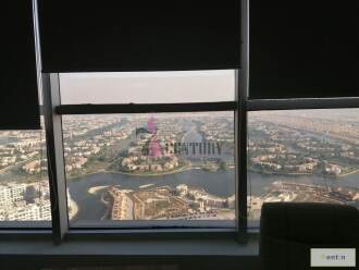 Furnished & Spacious Office with Glass Partition