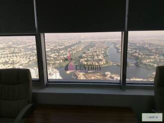 Furnished & Spacious Office with Glass Partition