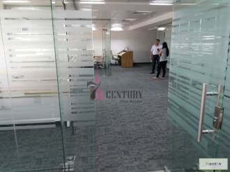 Furnished & Spacious Office with Glass Partition