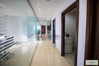 Huge Furnished Office with Glass Partition
