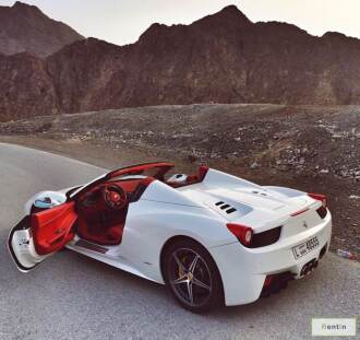 Ferrari 458 Spider for Rent