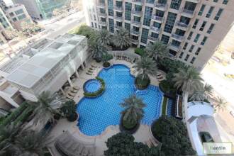 Fully furnished 1 BR Apartment with Burj Khalifa View