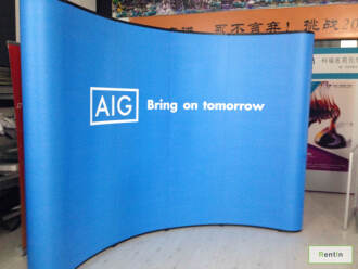 Pop Up Banner Curve