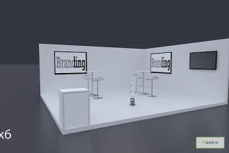 Exhibition Stand Stand 6 Mtrs x 5 Mtrs - 2 Side Open #RF124