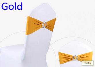 BANQUET CHAIR WITH GOLD RIBBON