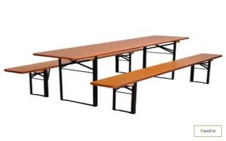 PICNIC TABLE AND BENCH
