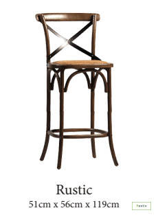 RUSTIC BAR STOOL