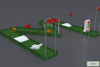 Golf Game 5 Meters x 5 Meters