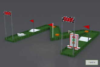 Golf Game 5 Meters x 5 Meters
