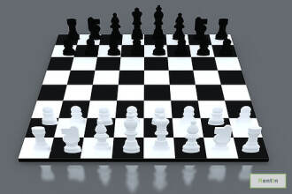 Chess Game 3 Mtrs X 3 Mtrs - #RF067