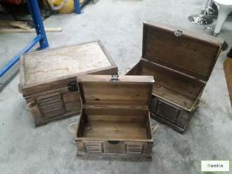 WOODEN TREASURE BOX