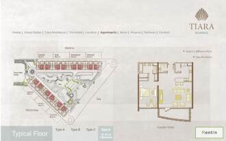 Prestigious 1 Bedroom in Tiara Residence, Palm Jumeirah!