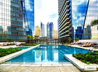 Silverene Tower A 2BR Furnished With Marina View