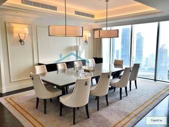 Sky Collection | Full Fountain and Burj Khalifa View