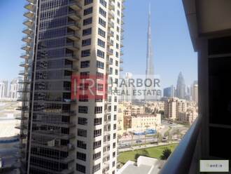 Burj Khalifa View Spacious 1 BR for Rent