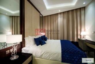 Furnished 1BR Apartment on a High Floor with Gym and Pool