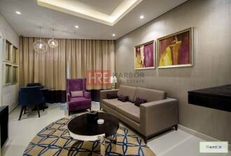 Furnished 1BR Apartment on a High Floor with Gym and Pool