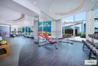 Furnished 1BR Apartment on a High Floor with Gym and Pool