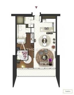 1 BR | High Floor | Fully Furnished | D1