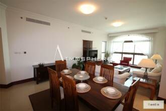 High Standard 2 BR+ Maid at Golden Mile with Sea View