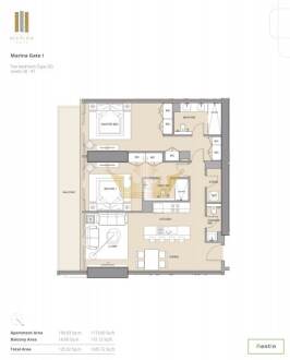 Brand New, Ready to Move-In 2Bedrooms, Marina Gate