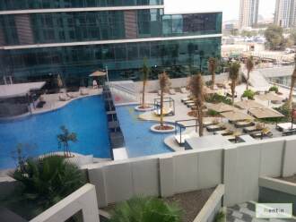 Partial Burj Khalifa, Pool View, Executive Tower