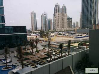 Partial Burj Khalifa, Pool View, Executive Tower