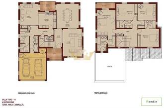 4Bedrooms+Maid's Rm+Family Rm, Type 14, Arabian Ranches