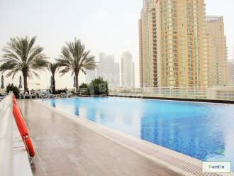 Spacious 1 BR Apt,High Floor Marina View