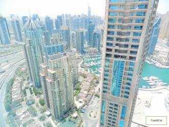 1 Bed Apt, High Floor with Marina View