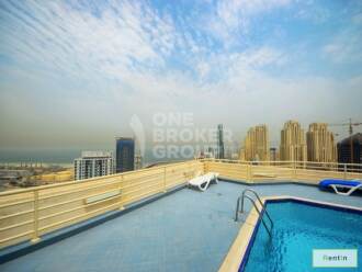 Furnished 1 Bedroom Apt,Manchester Tower