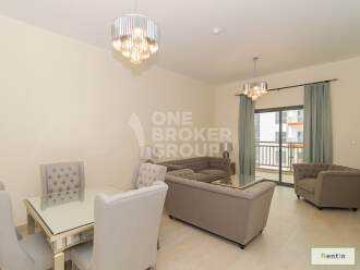 Fully Furnished Large 1 BR Apt,Pool View