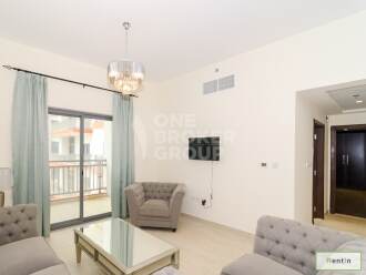 Fully Furnished Large 1 BR Apt,Pool View