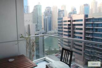 Mid floor 1 Bed with partial marina view