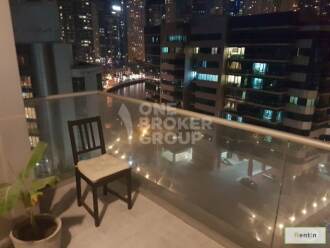 Mid floor 1 Bed with partial marina view