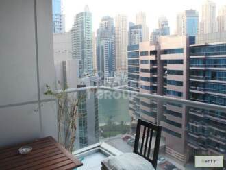 Mid floor 1 Bed with partial marina view