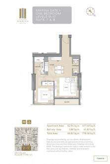 The Cheapest 1BR In Marina Gate Golf View