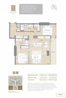 2BR|High Floor w/ Astonishing Marina View