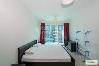 Large 1 BR,Fully Furnished, Marina views