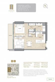 Move in Ready 2 Bed Apt with Marina view
