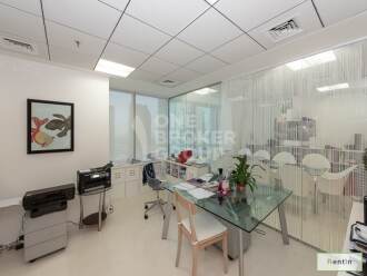 Fully Fitted Office w/ Lake View Saba Tower