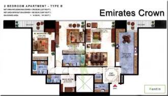 Biggest size 2BR+M,VACANT, Full sea view