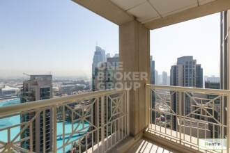 Fully Furnished 2 Bed|Full Burj &Fountain;