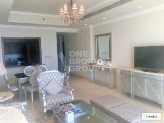 Furnished 2 Bed Apt,Full Sea View,Vacant
