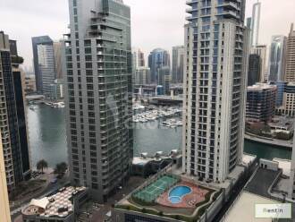 Full Marina view,2BR with Balcony,Vacant