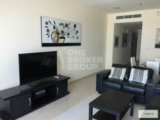 Fully Furnished 2 Bed Apt with Sea View