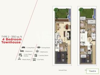 Beautiful Brand New 4BR+M with Whirlpool Bath Shower